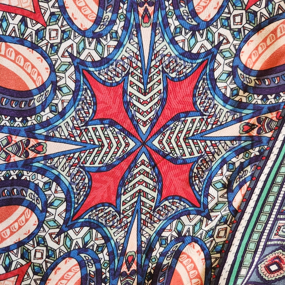Maeve Anthropologie Geoda silk skirt Sz 2 - Picture 5 of 9